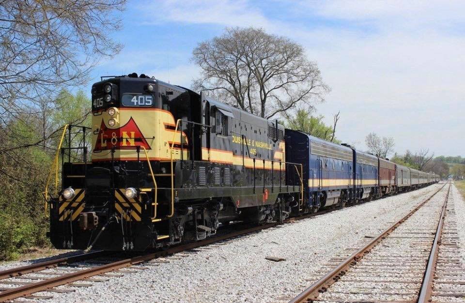 Train from the Tennessee Central Railway Museum in Tennessee