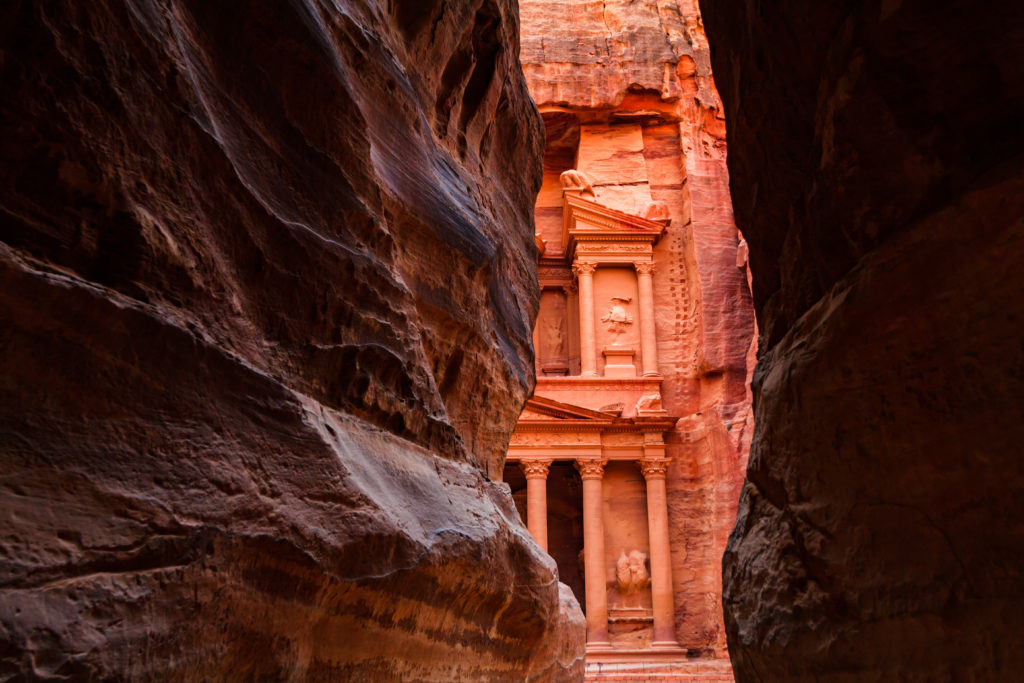 Al Khazneh treasury at Petra, Jordan