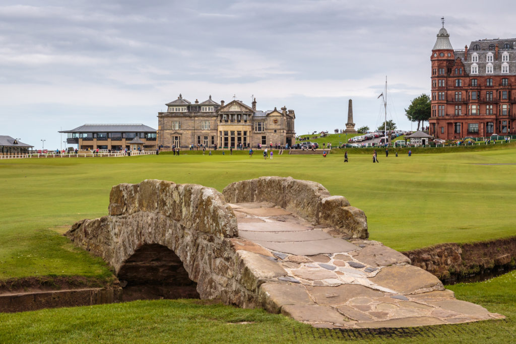 18th hole on St. Andrew's Golf Course