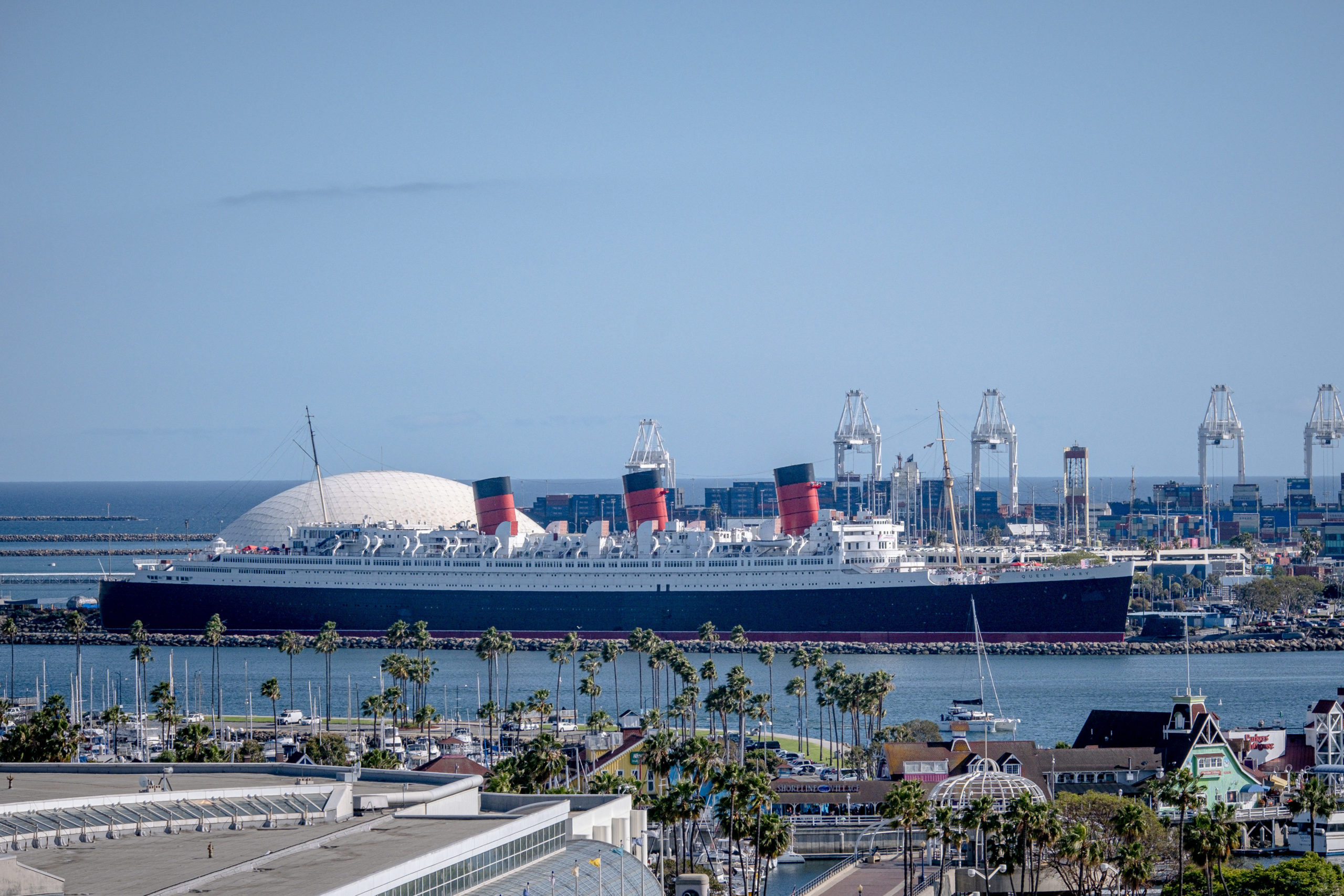 Queen Mary as seen from a distance