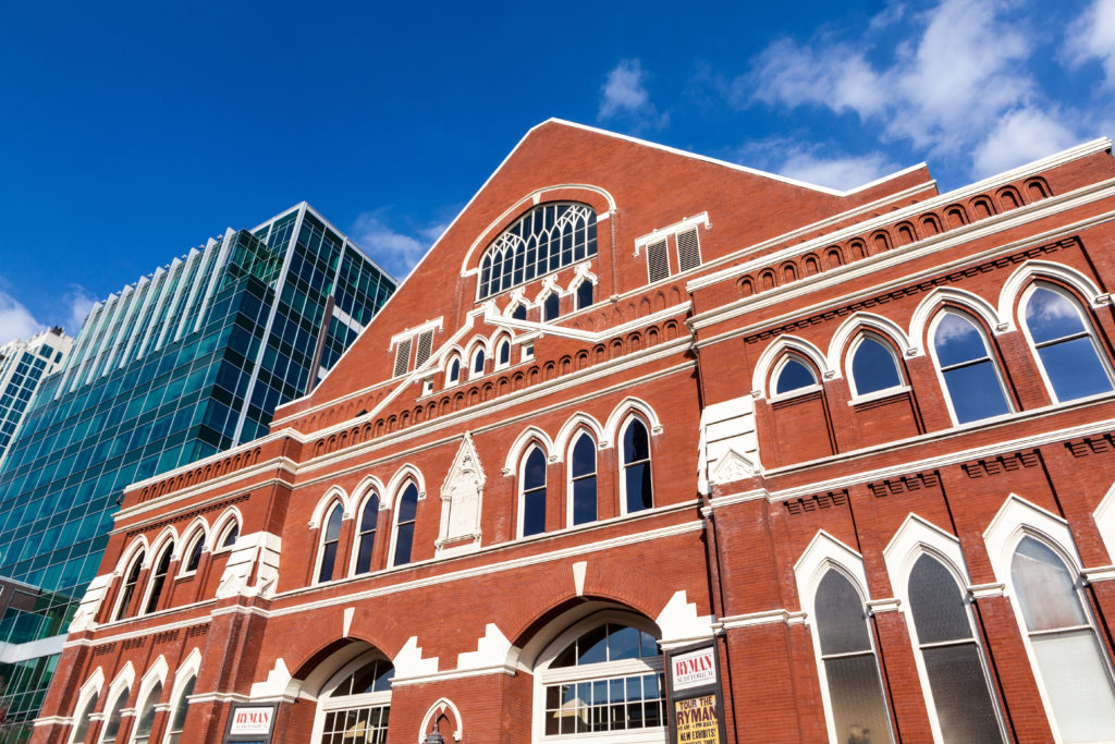 Ryman Auditorium in Nashville, Tennessee