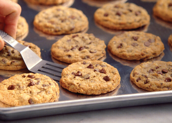 cookies on a baking tray