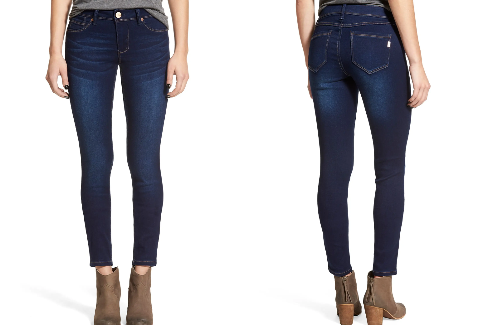 1822 Butter Jeggings modeled front and back