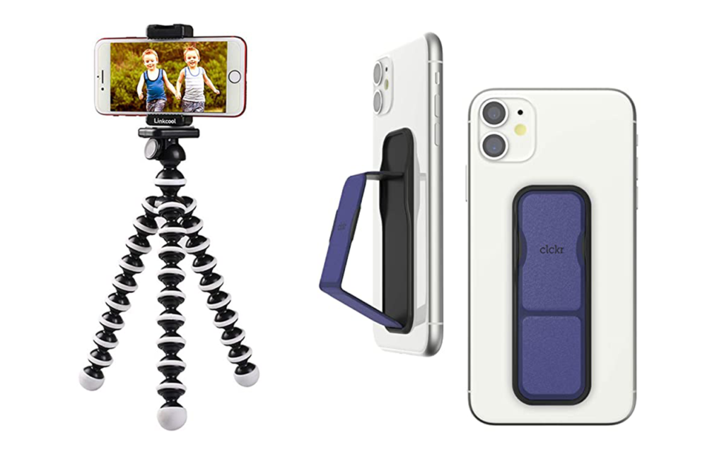 Smartphone tripod and phone grip